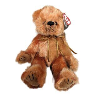 TY Attic Treasures ~ "CLAY" the Jointed Bear 1993 Collectible Bear Retired